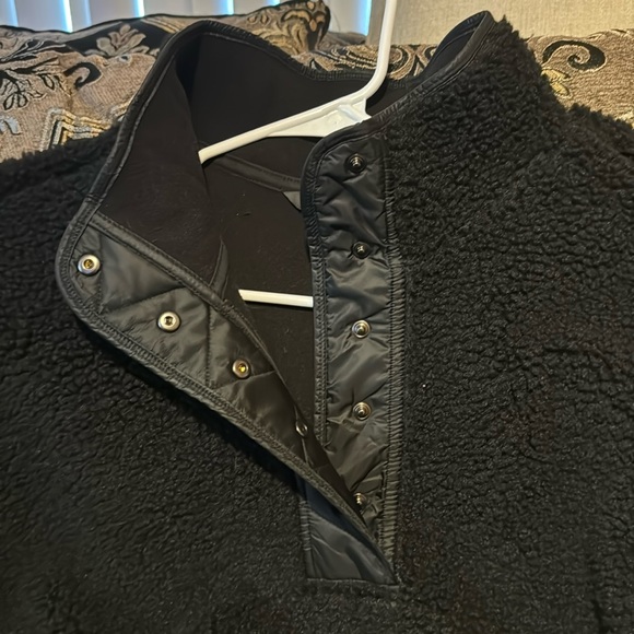 NWT!!! Black ATHLETA US 2X Cozy Sherpa Pullover! - Picture 3 of 9